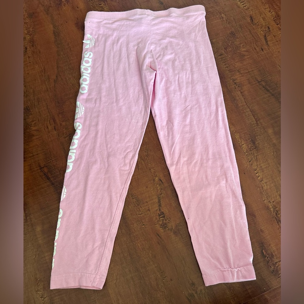- Adidas pink Capri leggings